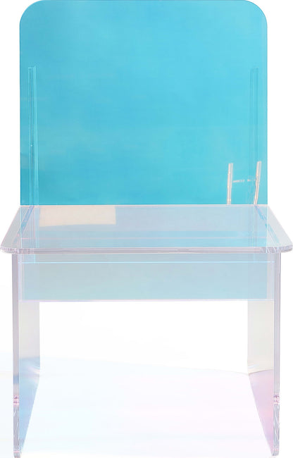 Fomo - Iridescent Acrylic Accent Chair - Honeyberry