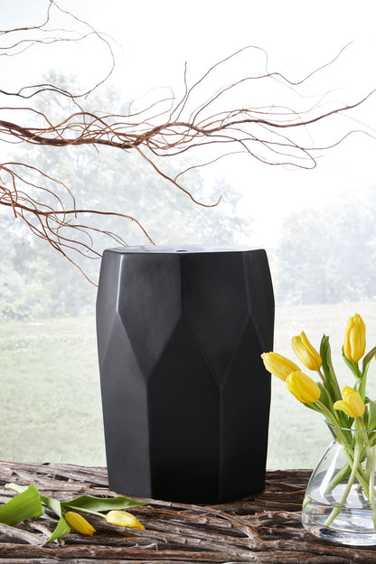 Rhysworth - Indoor/Outdoor Stool - Black