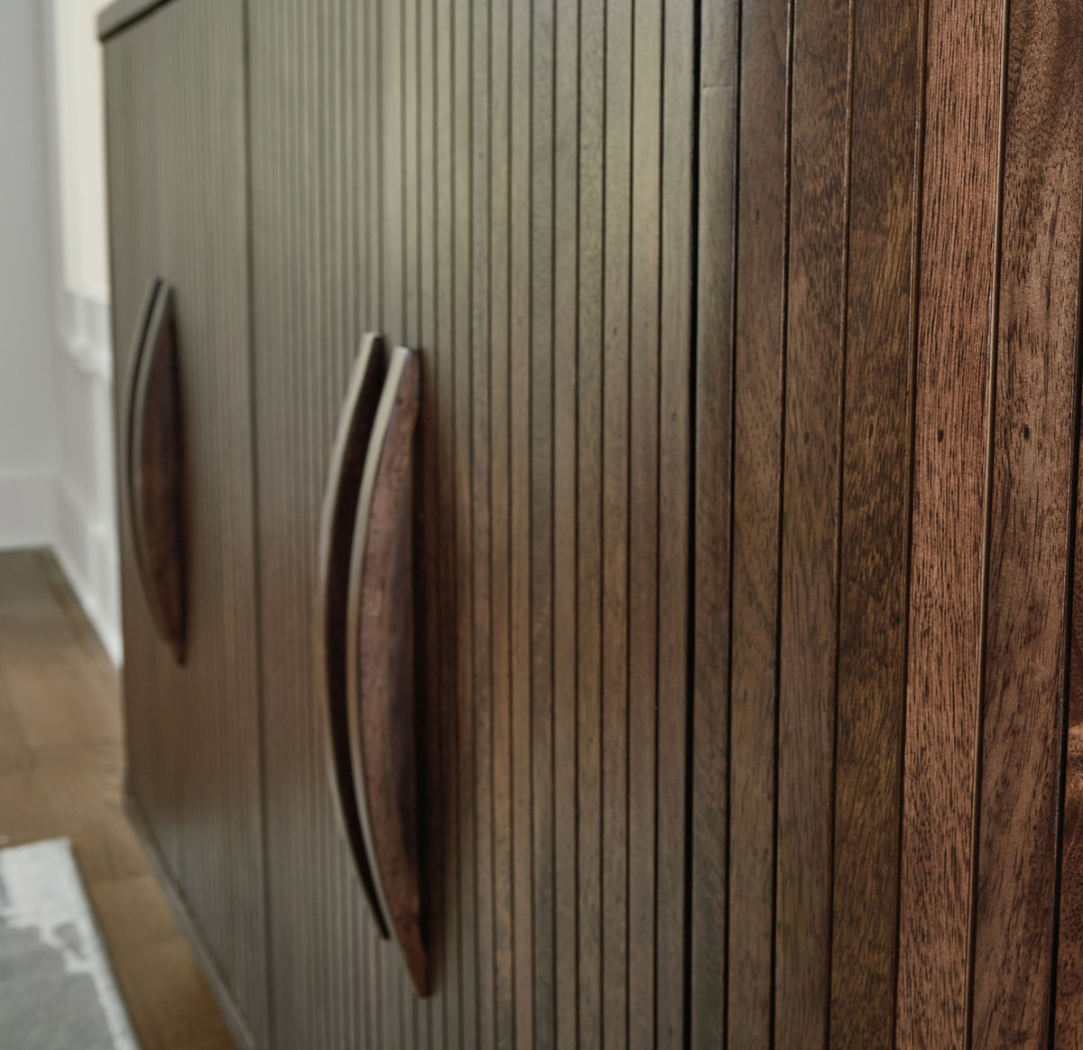 Amickly - Accent Cabinet - Dark Brown