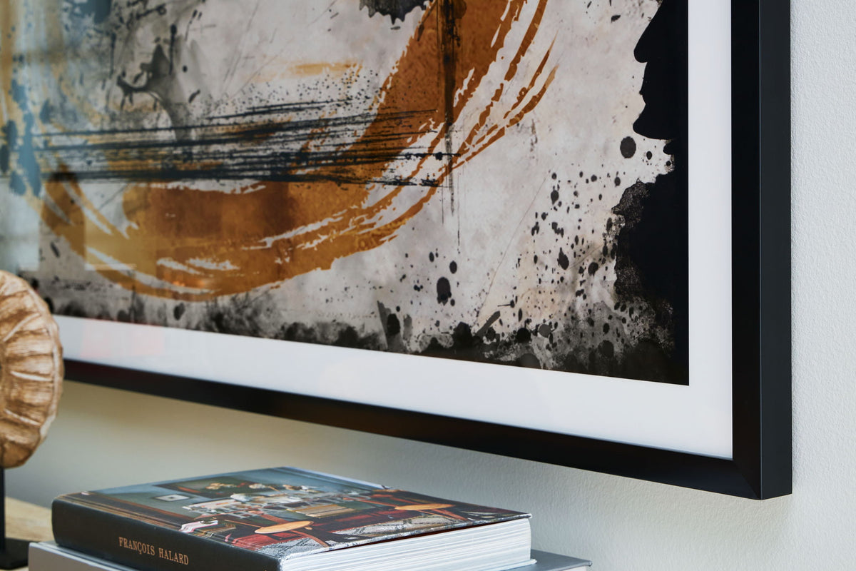 Clefting - Wall Art - Black / Caramel / Tan
