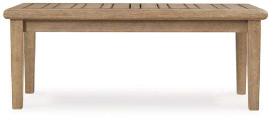 Carter Hall - Rectangular Cocktail Table - Beige