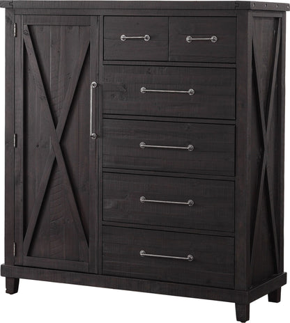 Yosemite - Solid Wood Gentleman's Chest - Cafe