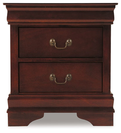 Alisdair - Two Drawer Night Stand - Reddish Brown