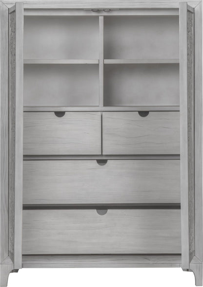 Boho Chic - Wardrobe Chest - Washed White (2024)