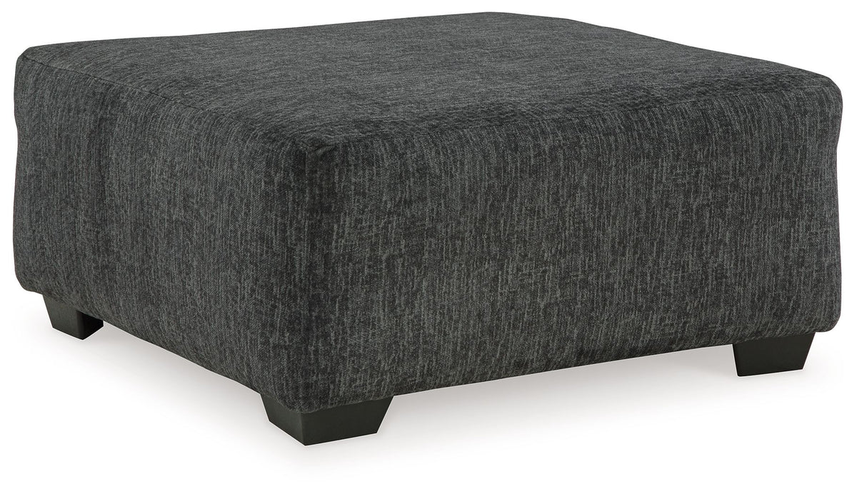 Biddeford - Oversized Accent Ottoman - Shadow