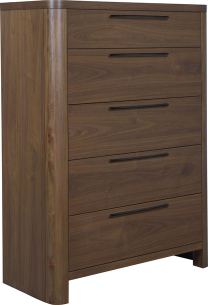 Totes - Five Drawer Chest - English Walnut