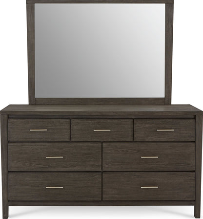 Nevis Riva - Seven Drawer Dresser - Sharkskin (2024)
