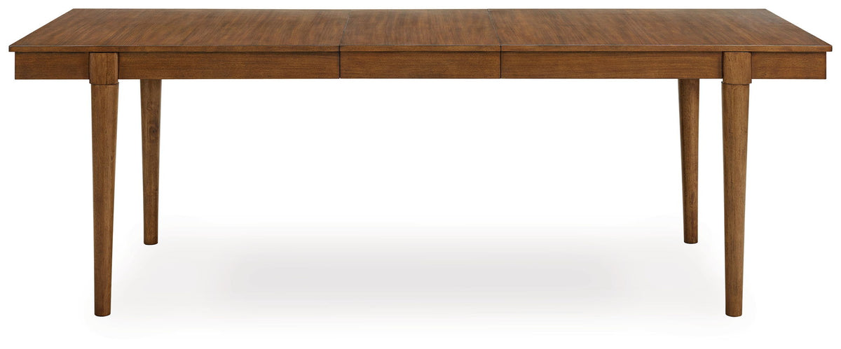 Lyncott - Rectangular Dining Room Extension Table - Brown