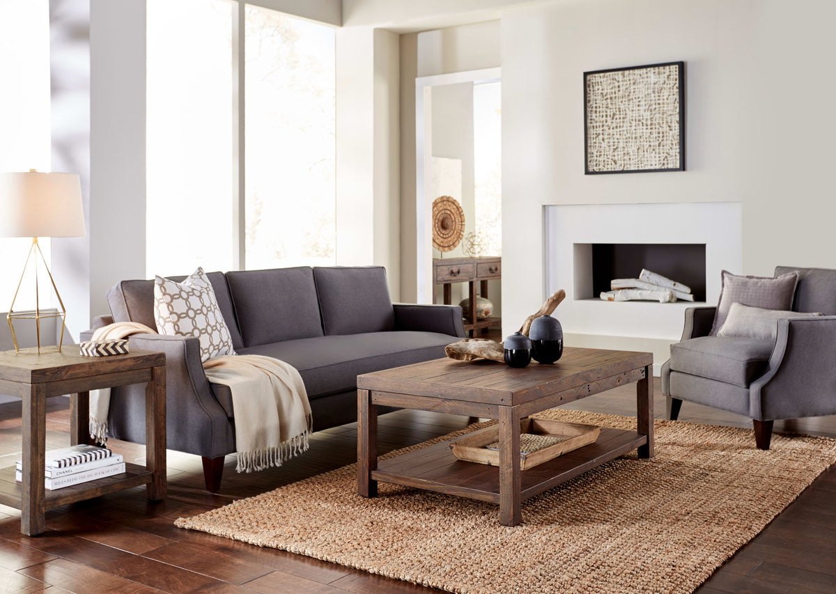Craster - Reclaimed Wood Console Table - Smokey Taupe