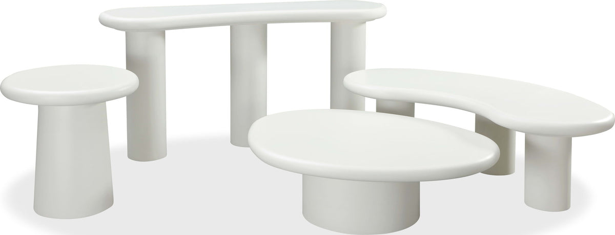 Sven - Tall Wooden Coffee Table - Rice