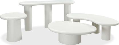 Sven - Tall Wooden Coffee Table - Rice