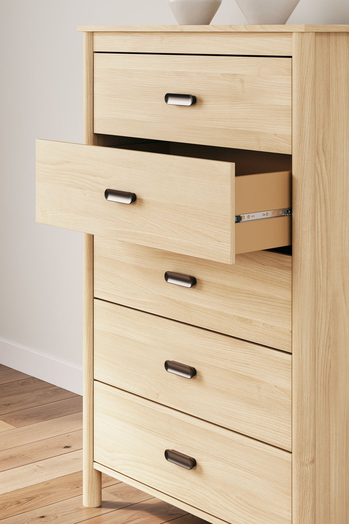Cabinella - Five Drawer Chest - Tan