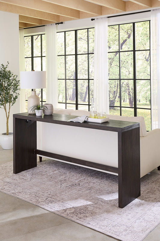 Oxford - Gathering Table With USB / Power - Basalt Gray