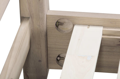 Sumire - Slatted Ash Wood Platform Bed