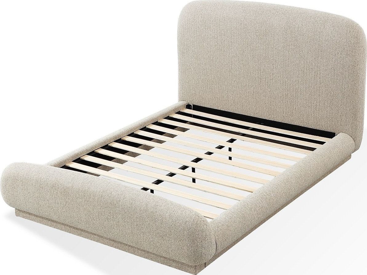 Tirimbina - Chenille Upholstered Platform Bed