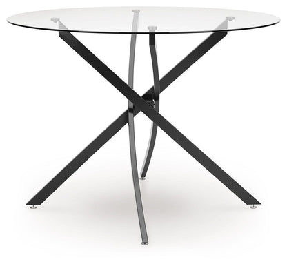 Pharwynn - Round Dining Room Table - Black