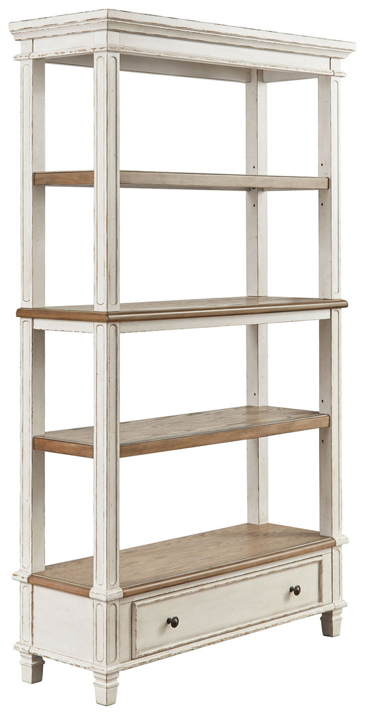 Realyn - Bookcase - Brown / White