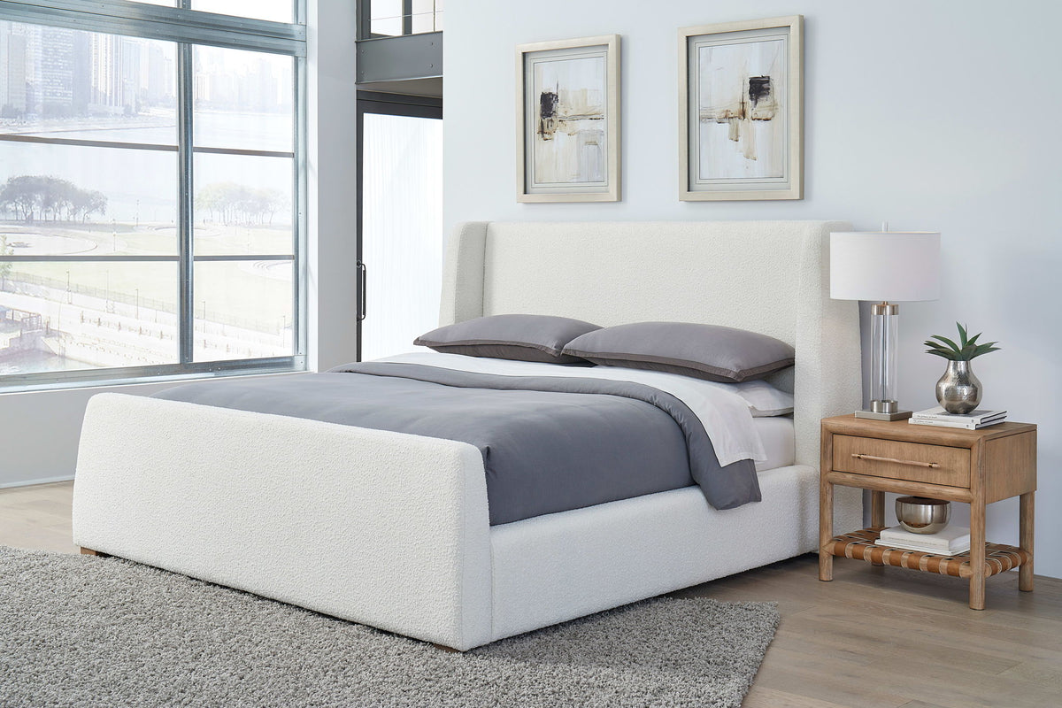 Formosa Presley - Upholstered Wingback Platform Bed (2026)