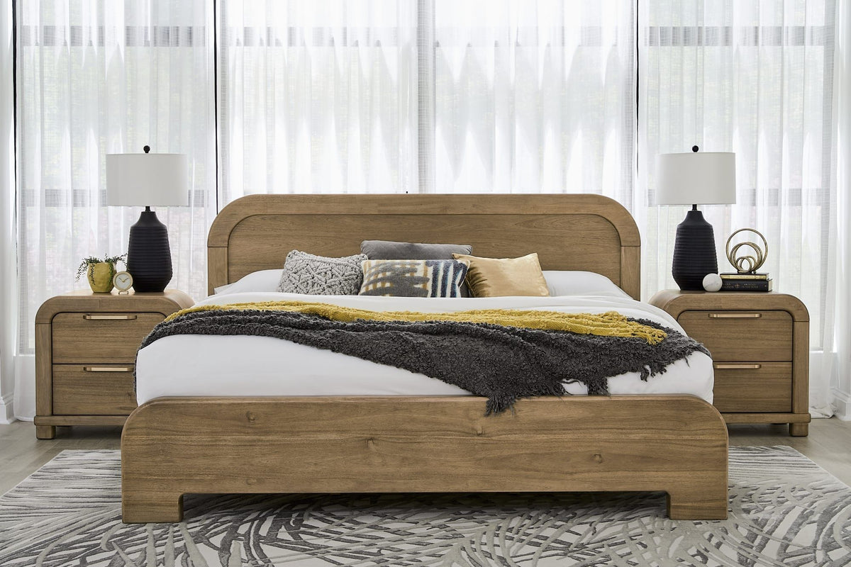 Kione - Acacia Wood Platform Bed
