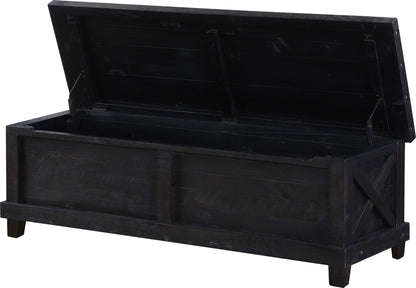 Yosemite - Solid Wood Blanket Box - Cafe