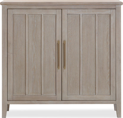 Camden - Two Door Two Drawer Bar Cabinet With Stemware Rack And Wine Rack - Chai