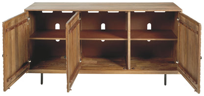 Kerrings - Accent Cabinet - Brown / Black / White