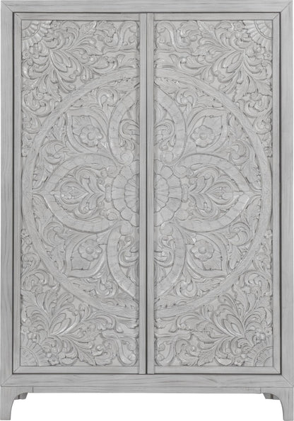 Boho Chic - Wardrobe Chest - Washed White (2024)