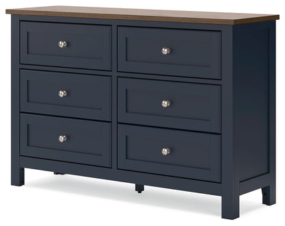 Landocken - Dresser - Brown / Blue