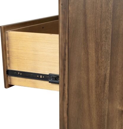 Boka - Five Drawer Acacia Wood Chest - Impala