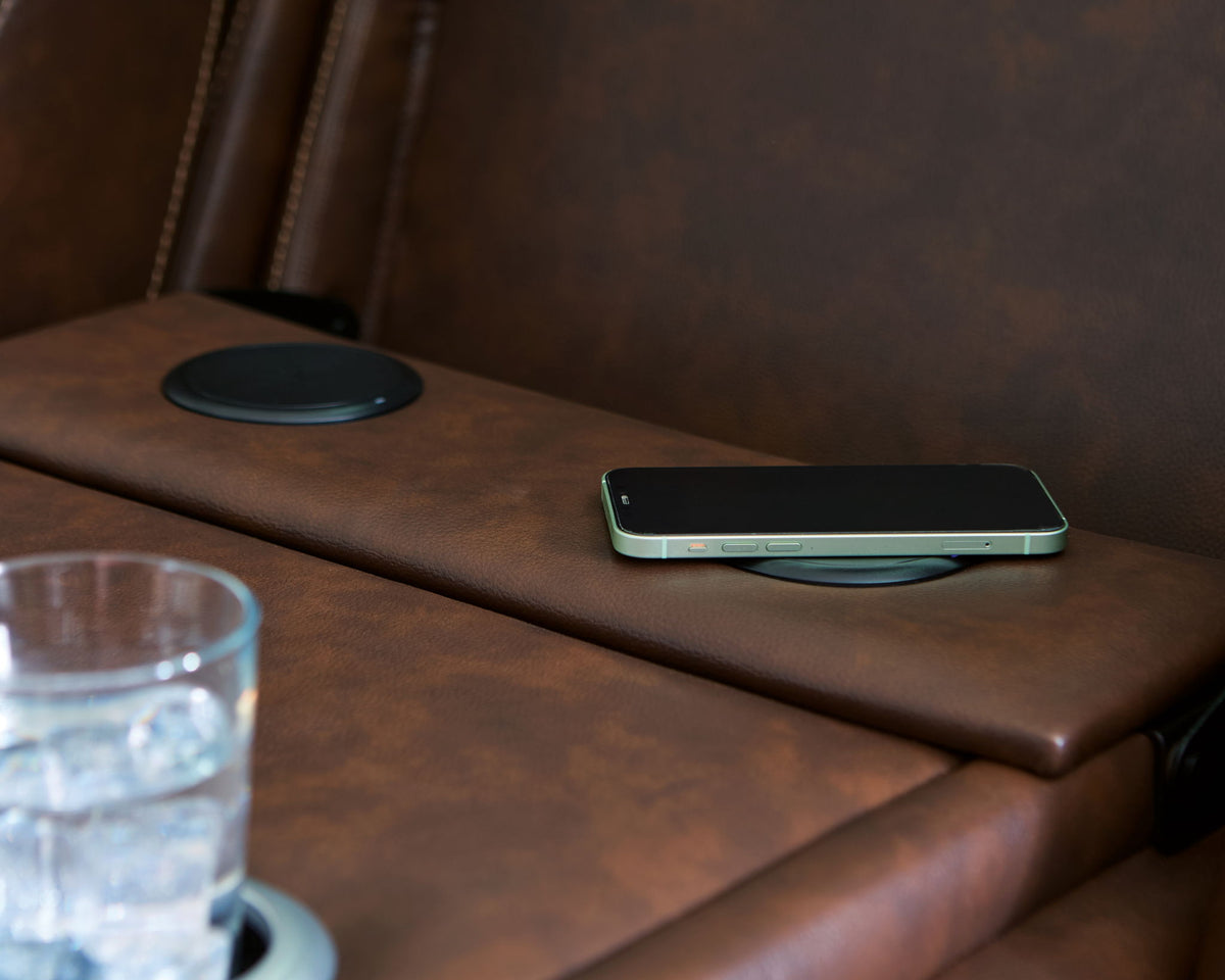 Knightington - Power Reclining Sofa With Audio Seating