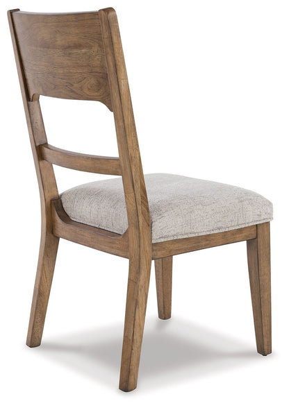 Cabalynn - Dining Uph Side Chair (Set of 2) - Oatmeal / Light Brown