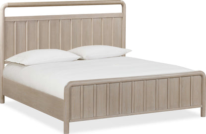 Camden - Shiplap Oak Wood Platform Bed