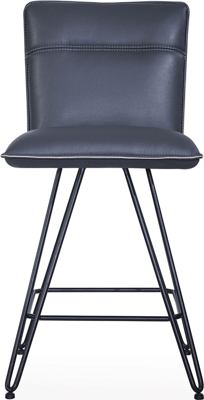 Crossroads - Demi Hairpin Leg Swivel Counter Stool (Set of 2)