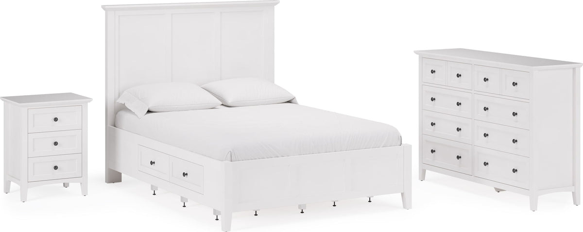 Grace - Three Drawer Nightstand
