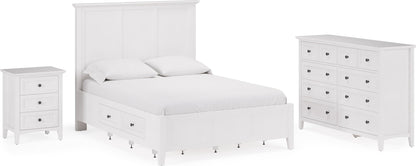 Grace - Three Drawer Nightstand