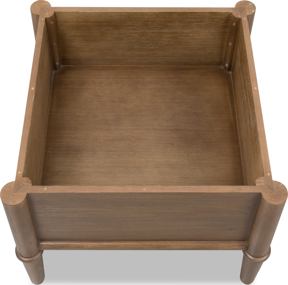 Whitmore - Storage Ottoman - Champagne / Claystone