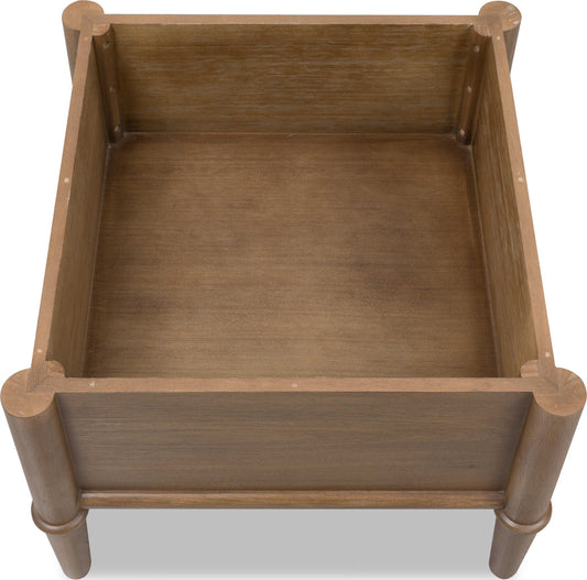Whitmore - Storage Ottoman - Champagne / Claystone