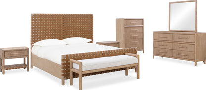 Dorsey - One Drawer USB-Charging Nightstand