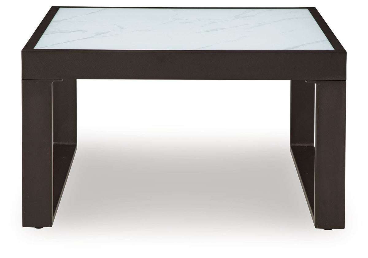Beachloft - Square Cocktail Table - Black / Gray