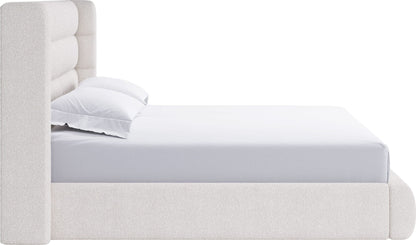 Formosa Frank - Upholstered Wingback Platform Bed