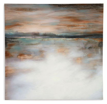 Weatheridge - Wall Art - Grey / Gold