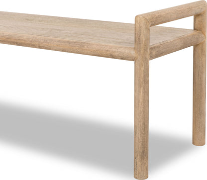Dorsey - Wood Bench - Granola