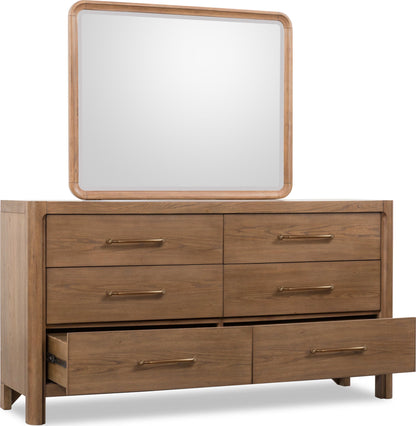 Morris - 6 Drawer Dresser - Claystone