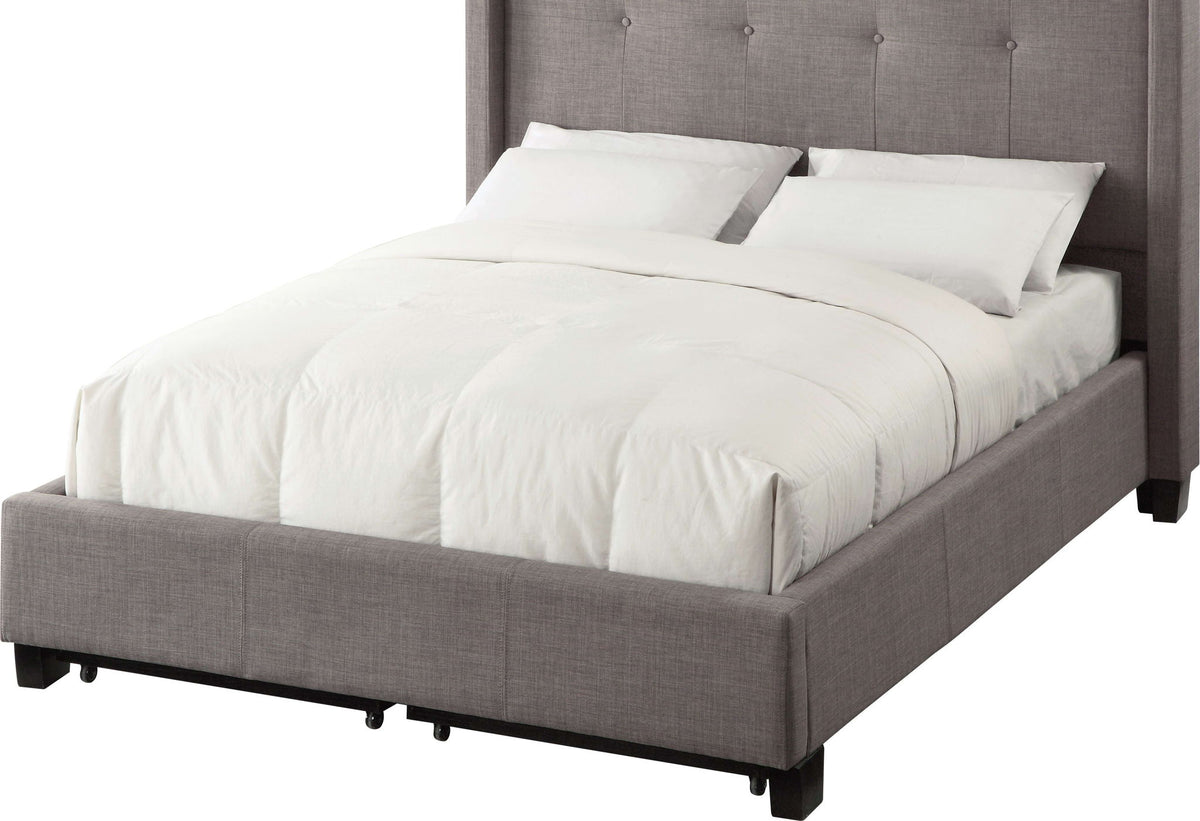 Geneva Madeleine - Wingback Platform Storage Bed