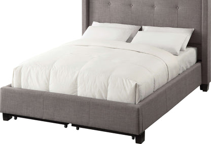 Geneva Madeleine - Wingback Platform Storage Bed