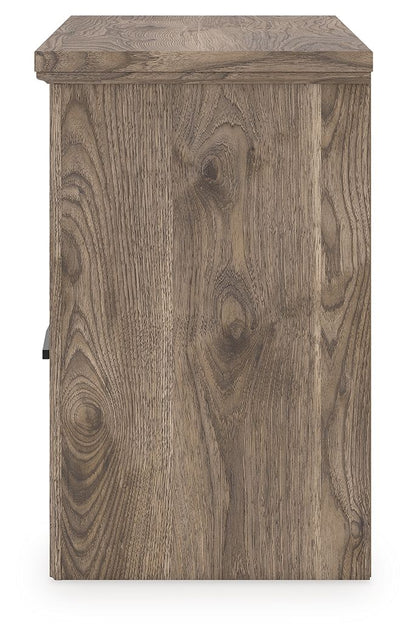 Rusticott - Two Drawer Night Stand - Brown