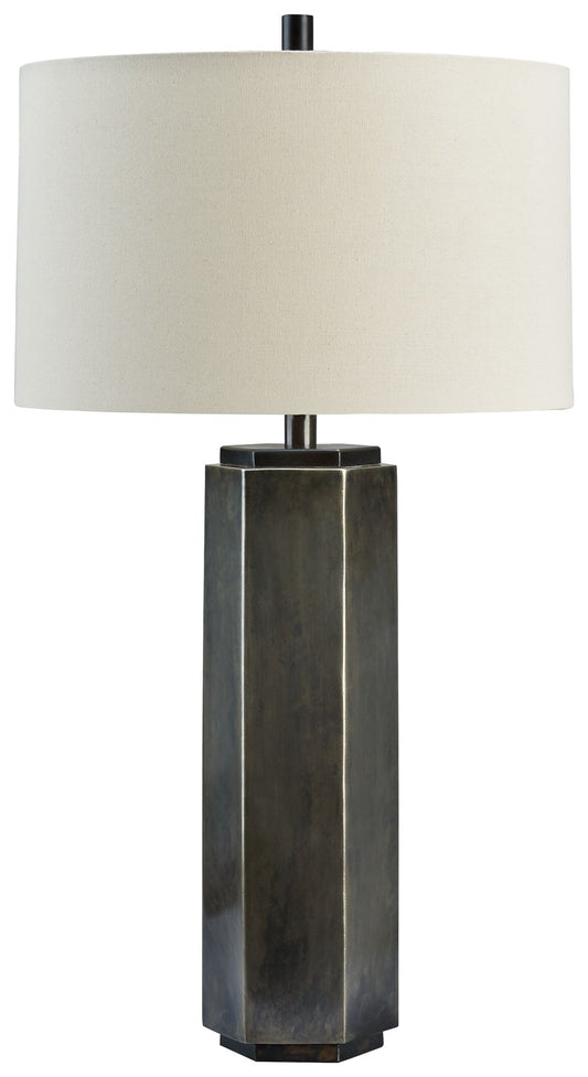 Dirkton - Metal Table Lamp  - Antique Pewter Finish