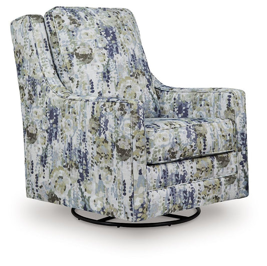 Dustinford - Swivel Glider Accent Chair - Multi