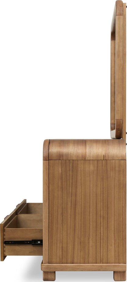 Kione - Six Drawer Acacia Wood Dresser - Lioness