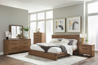 Totes - Beveled Glass Wall Or Dresser Mirror - English Walnut